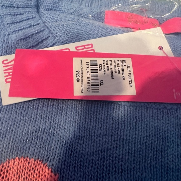 Lilly Pulitzer Pippy Sun Sand Sea Sweater NWT - Picture 4 of 4